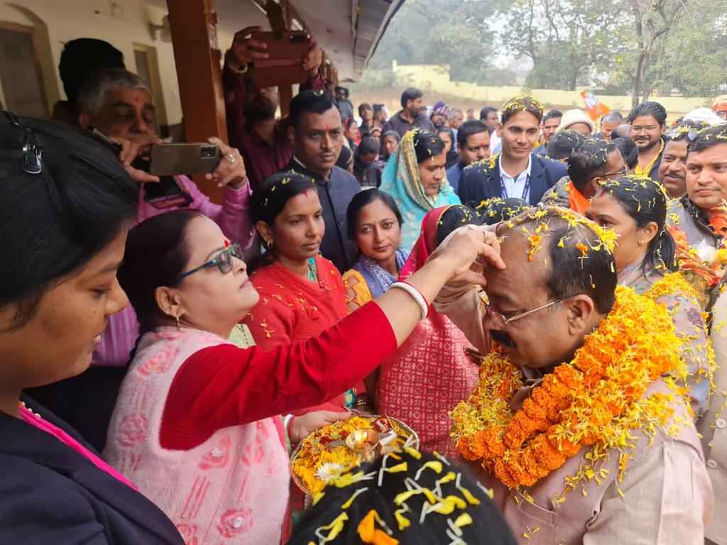 लोकसभा प्रवास कार्यक्रम अंतर्गत रायगढ़ लोकसभा प्रवास पर पहुँचे भाजपा प्रदेश अध्यक्ष अरुण साव ,जमकर किया प्रदेश कांग्रेस सरकार पर हमला